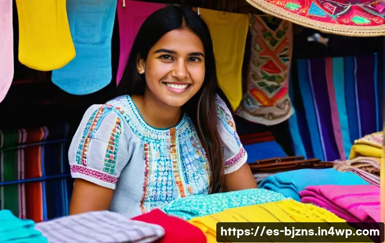 로우코스트 비즈니스 모델을 위한 초보자 가이드 - **Prompt:** A vibrant and colorful marketplace scene in a bustling Latin American town. A young woma...